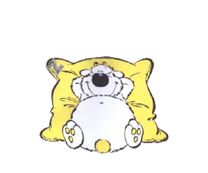 Gif animé Cubitus dort